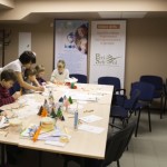 Во время выполнения творческого задания с представителем компании 3М