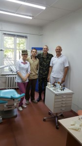 На полігоні "Десна" наші лікарі під час та після завершення лікування.