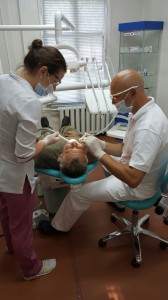 На полігоні "Десна" наші лікарі під час та після завершення лікування.